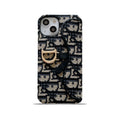 Cd iPhone Case With Card Holder Black for iPhone 12