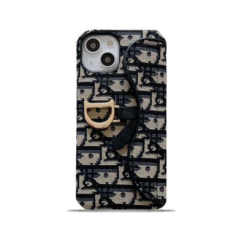 Cd iPhone Case With Card Holder Black for iPhone 12