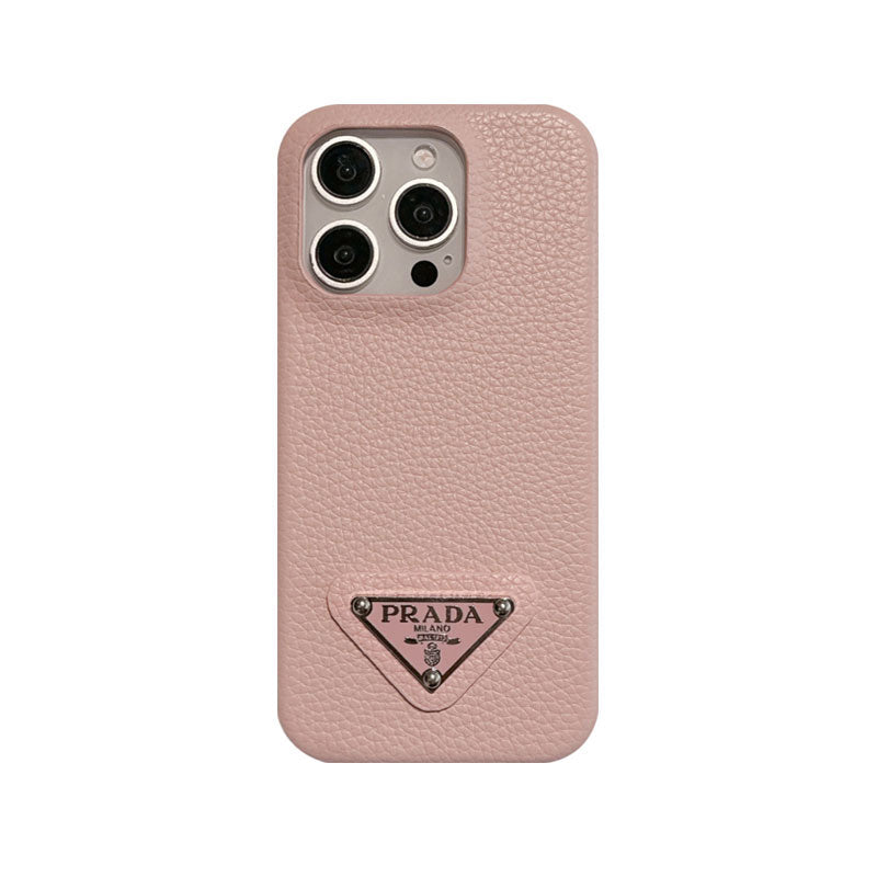 Leather Pr Phone Case For iPhone Pink for iPhone 12