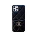 CC iPhone Case With Card Holder Black for iPhone 12