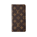 Leather Monogram iPhone Case With Wallet And Card Holder for iPhone 12