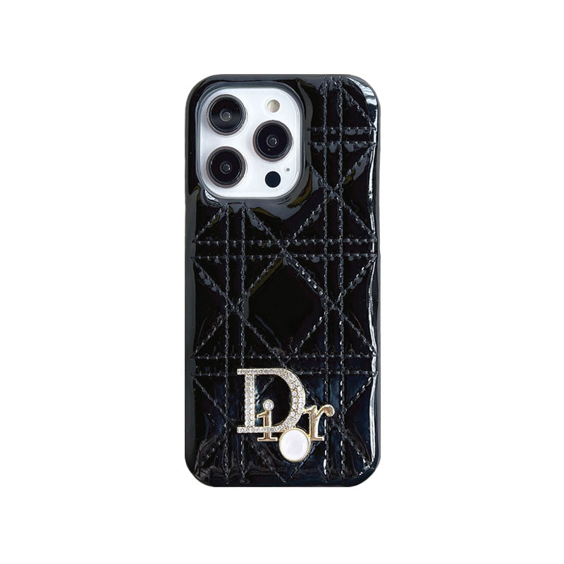 Cd iPhone Case Leather Black for iPhone 12