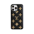 Monogram iPhone Case Black for iPhone 12