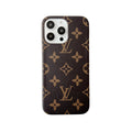 Classic Leather Monogram Phone Case For iPhone Big Printing for iPhone 12