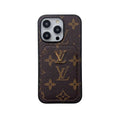 Classic Monogram iPhone Case With Card Holder -Big Printing for iPhone 12