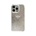 Leather Pr Phone Case For iPhone Silver for iPhone 12