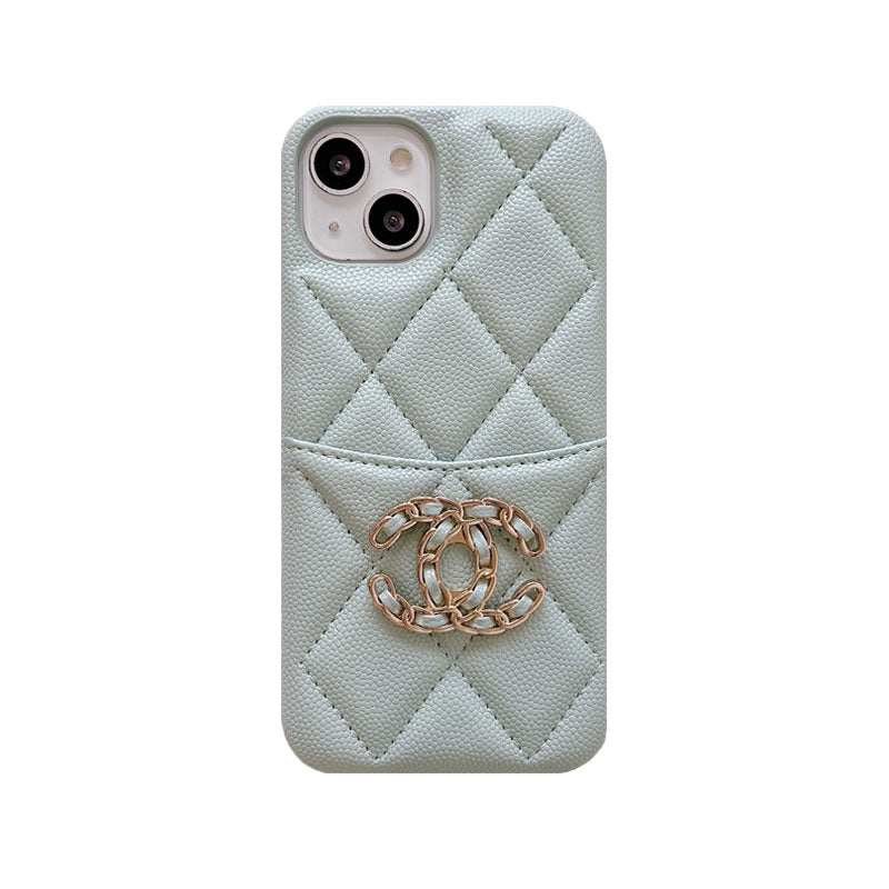 Classic Leather Luxury Phone Case With Card Holder for iPhone 12