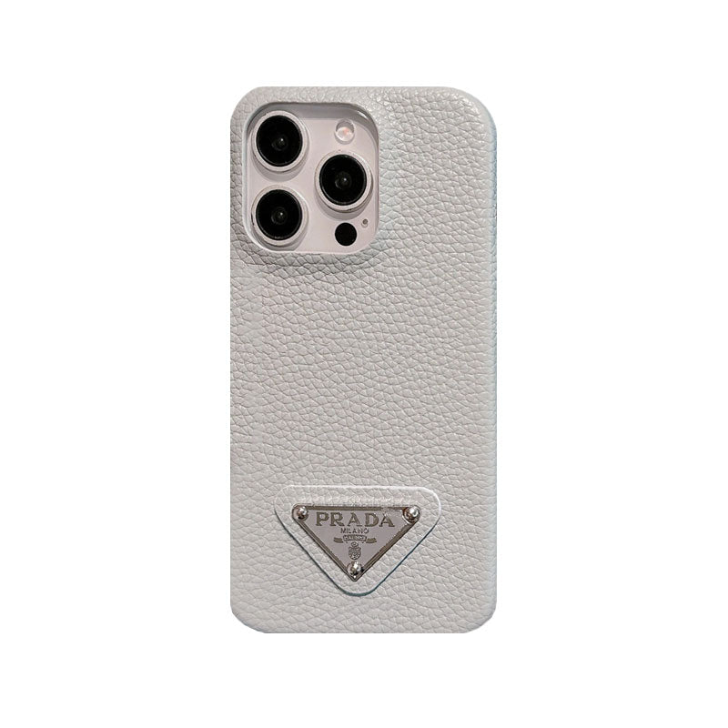 Leather Pr Phone Case For iPhone White for iPhone 12