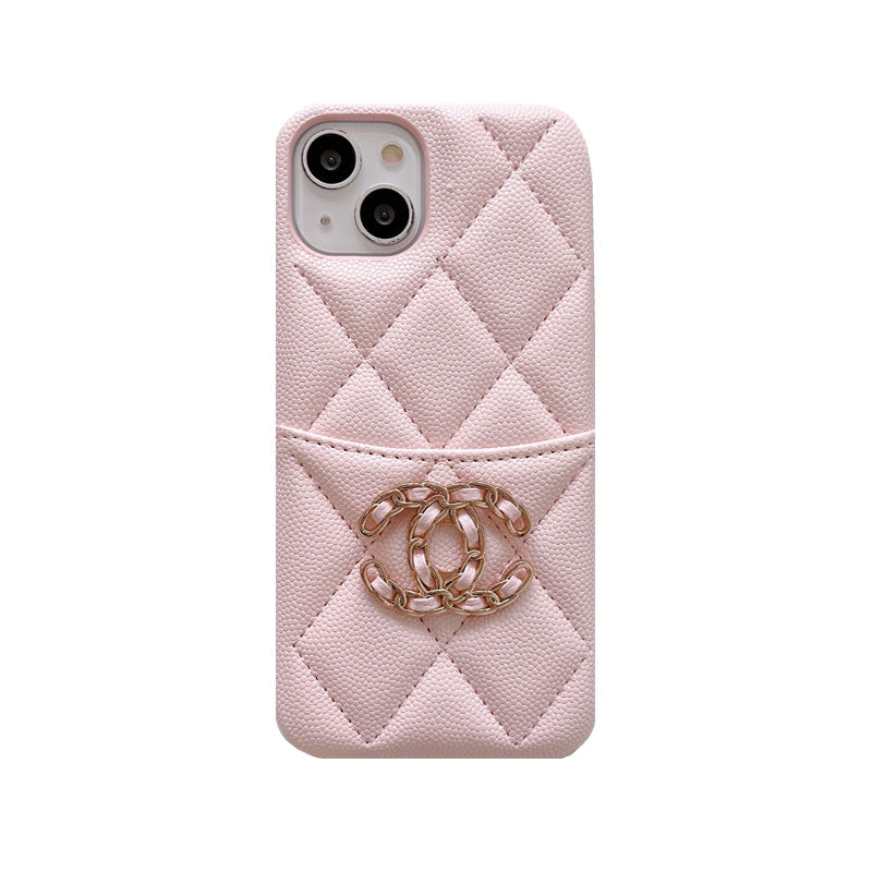 Classic Leather CC Phone Case With Card Holder for iPhone 12