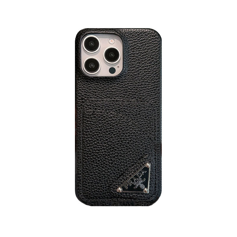 Luxury Pr Phone Case With Card Holder for iPhone 12