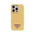 Leather Pr Phone Case For iPhone Yellow for iPhone 12