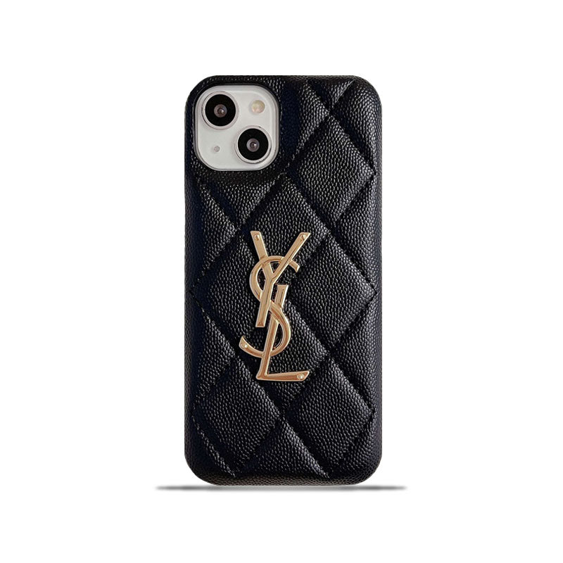 Black Leather iPhone Case for iPhone 12