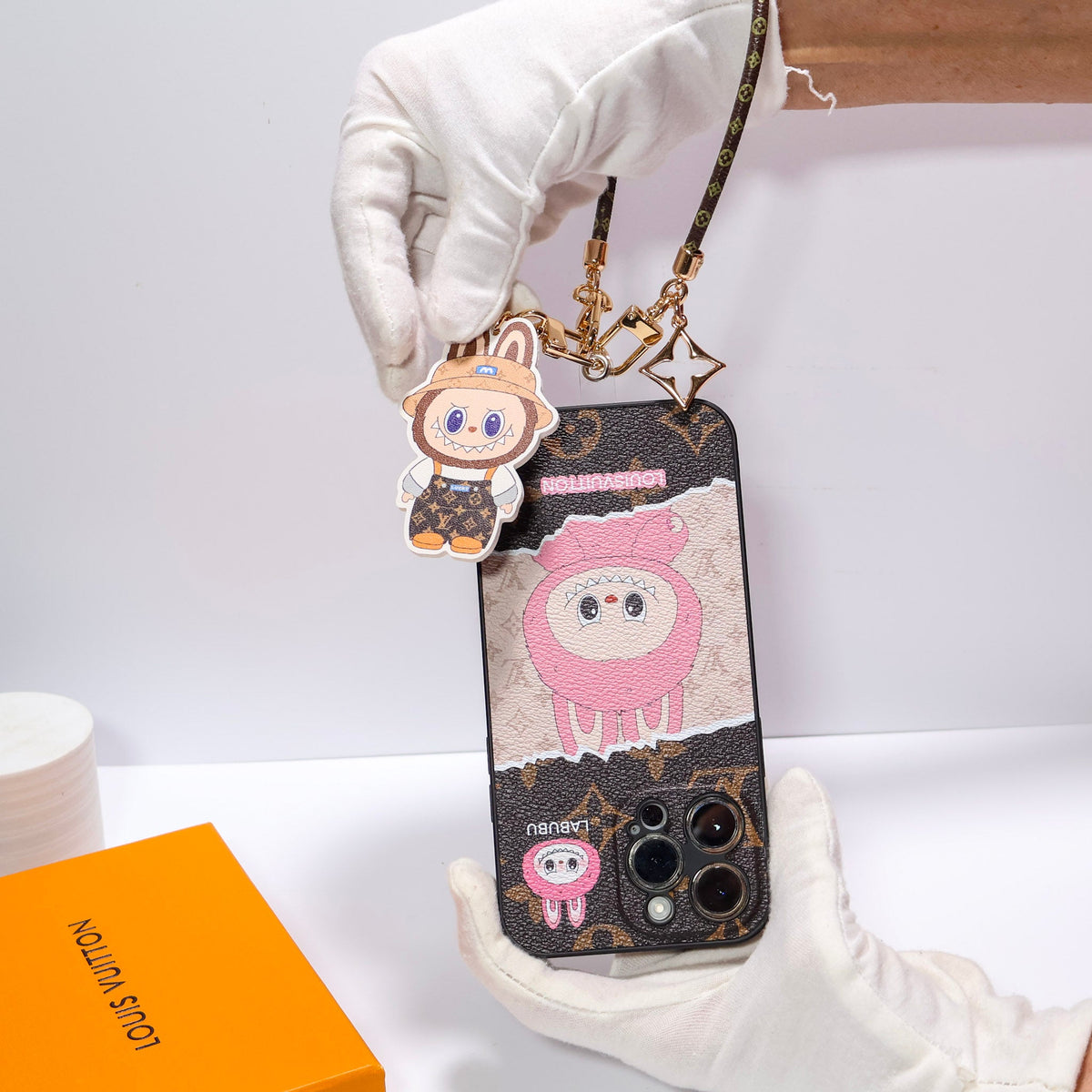 Luxury iPhone Case Labubu Style For 13-16 Pro Max Series
