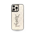 Leather Yl iPhone Case White for iPhone 12