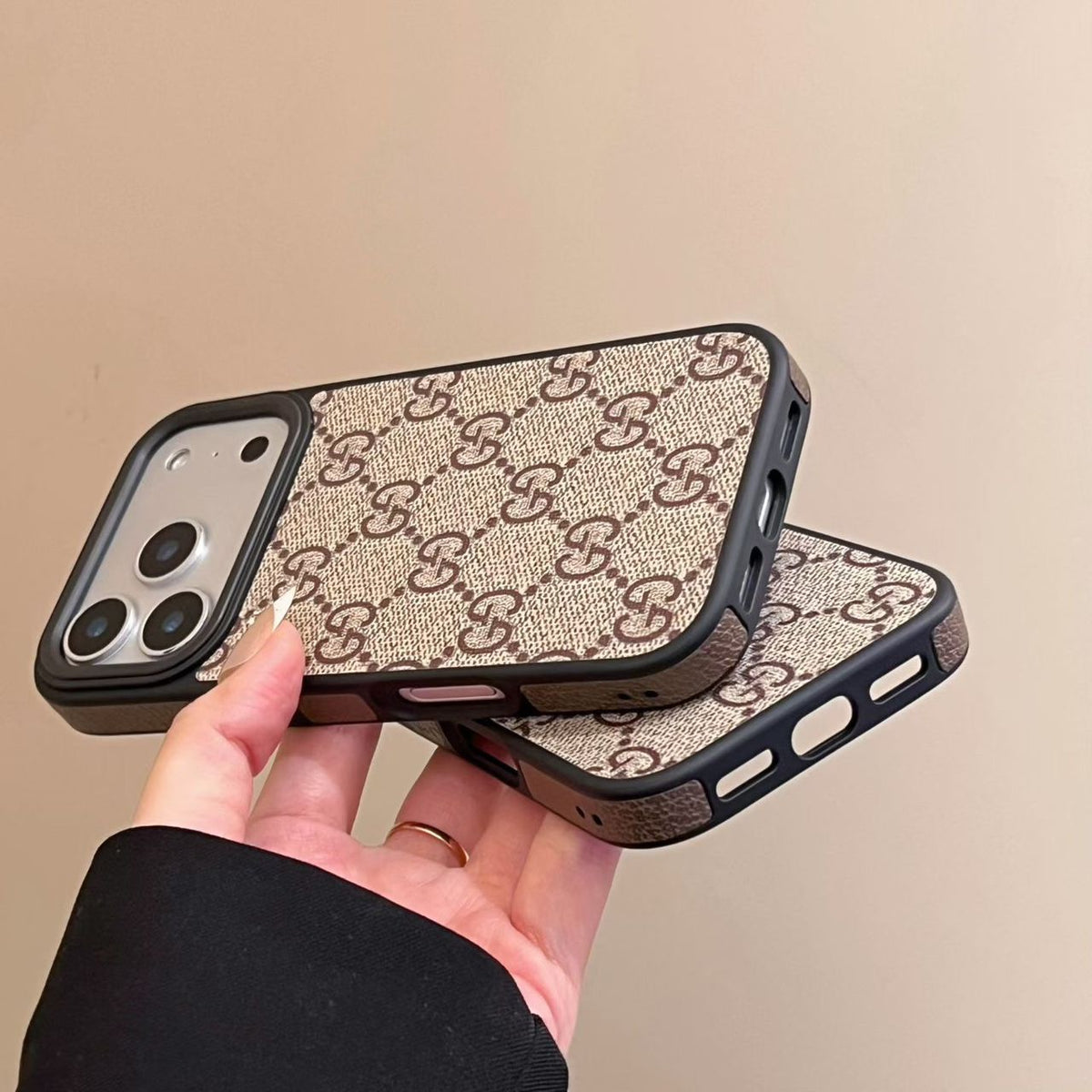 GG iPhone Cover For 12-17 / Pro / Pro Max / With Swappable Lens Cover iPhone Case for 15-pro