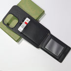 iPhone Case Ysl Leather Card Holder For 12 13 14 15 16 Pro Max Series for 12-pro