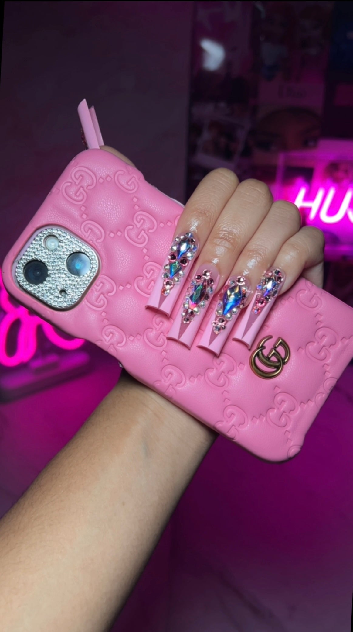 Luxury Pink iPhone Case for iPhone 12