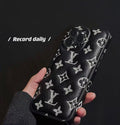 Monogram iPhone Case -Black for iPhone 12