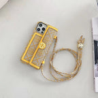 Tb Phone Case Golden Leather For I Pro Max Plus for 11