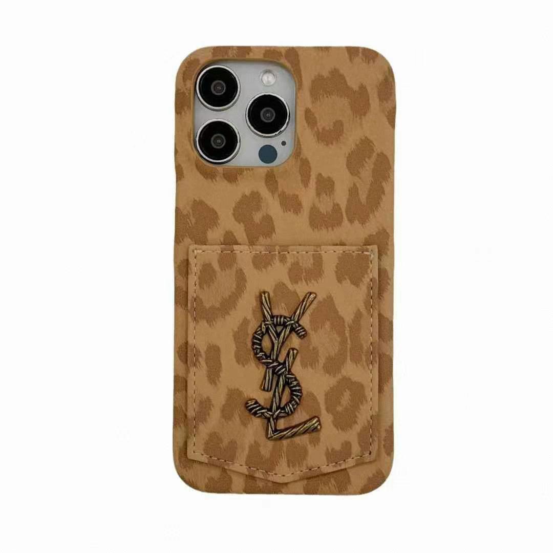 Vintage Luxury Phone Case Brown for iPhone 12