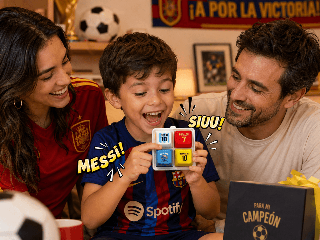 Football Legends Sound Button Keychain – Messi, Ronaldo, Haaland & Neymar