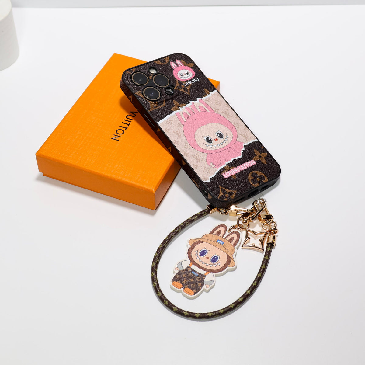 Luxury iPhone Case Labubu Style For 13-16 Pro Max Series