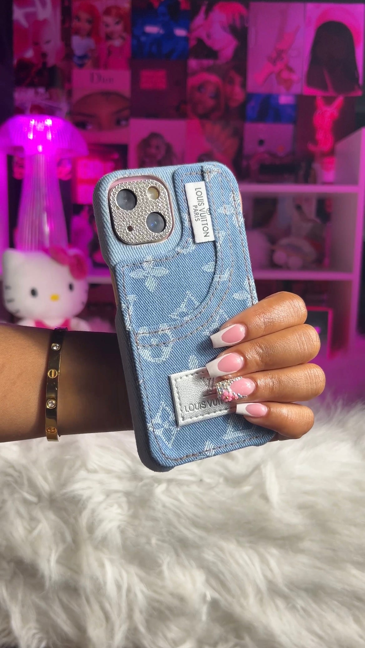 Designer Denim iPhone Case for iPhone 12