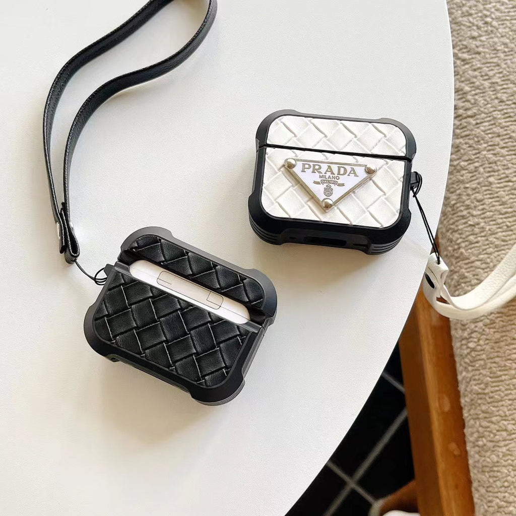 Prada AirPods Case Pro 2 3 Generation for 1-or-2