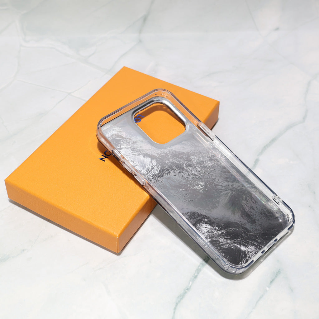 LV Black iPhone Case Golden Monogram for iphone-13
