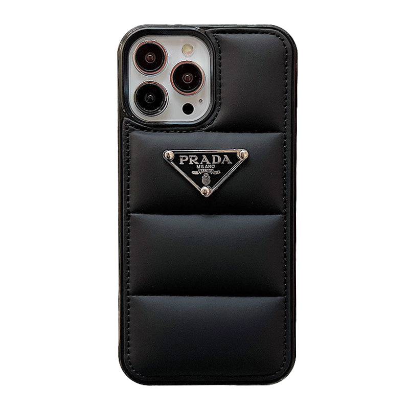 Black Down Jacket iPhone Case for iPhone 12