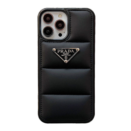 Black Down Jacket iPhone Case for iPhone 12