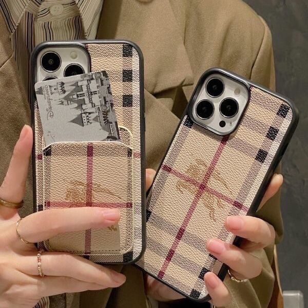 iPhone Case Burberry Style For 12 13 14 15 16 Pro Max Series for 12-pro