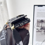 Fabric Canvas Dior Crossbody Case iPhone 12-17 / Pro / Pro Max / Plus for 12-pro-max