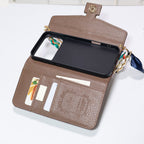 Coated Canvas GG Crossbody Wallet Case iPhone 17/ Pro / Pro Max / Air for iphone-17-air