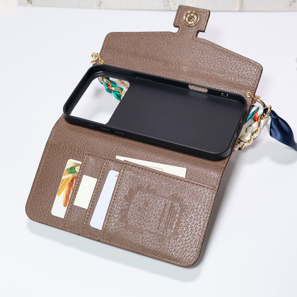 Coated Canvas GG Crossbody Wallet Case iPhone 17/ Pro / Pro Max / Air for iphone-17-air