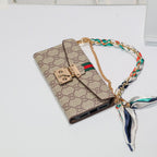 Coated Canvas GG Crossbody Wallet Case iPhone 17/ Pro / Pro Max / Air