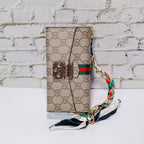 Coated Canvas GG Crossbody Wallet Case iPhone 17/ Pro / Pro Max / Air