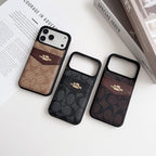 Card Holder Coach iPhone Case For 17 Series for iphone-17