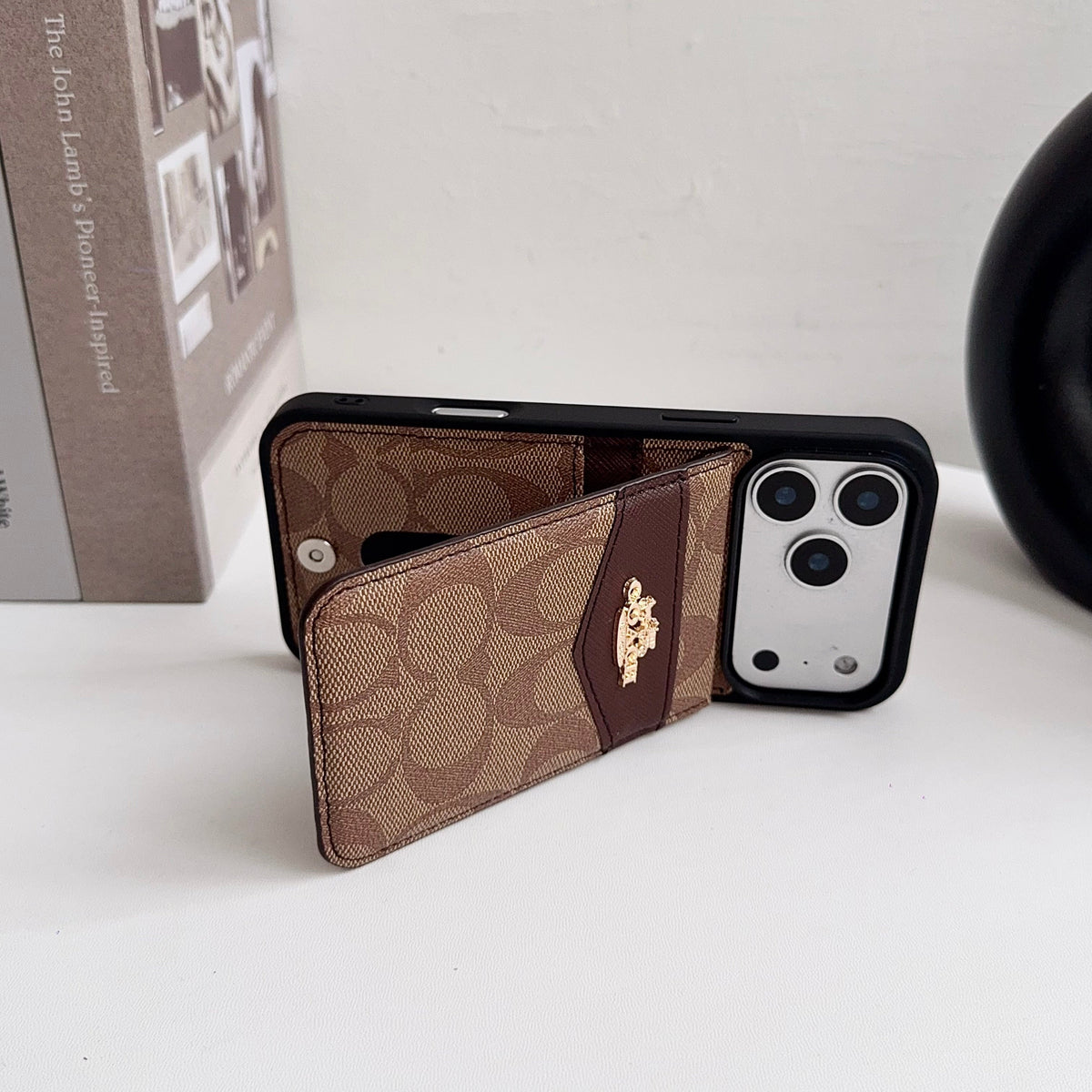 Card Holder Coach iPhone Case For 17 Series for iphone-17-air