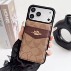 Card Holder Coach iPhone Case For 17 Series for iphone-17-pro-max
