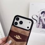 Card Holder Coach iPhone Case For 17 Series for iphone-17-pro