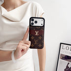 Folding Card Holder Louis V iPhone Case 12/13/14/15/16/17/Pro/Pro Max/ Plus/Air for 12-pro