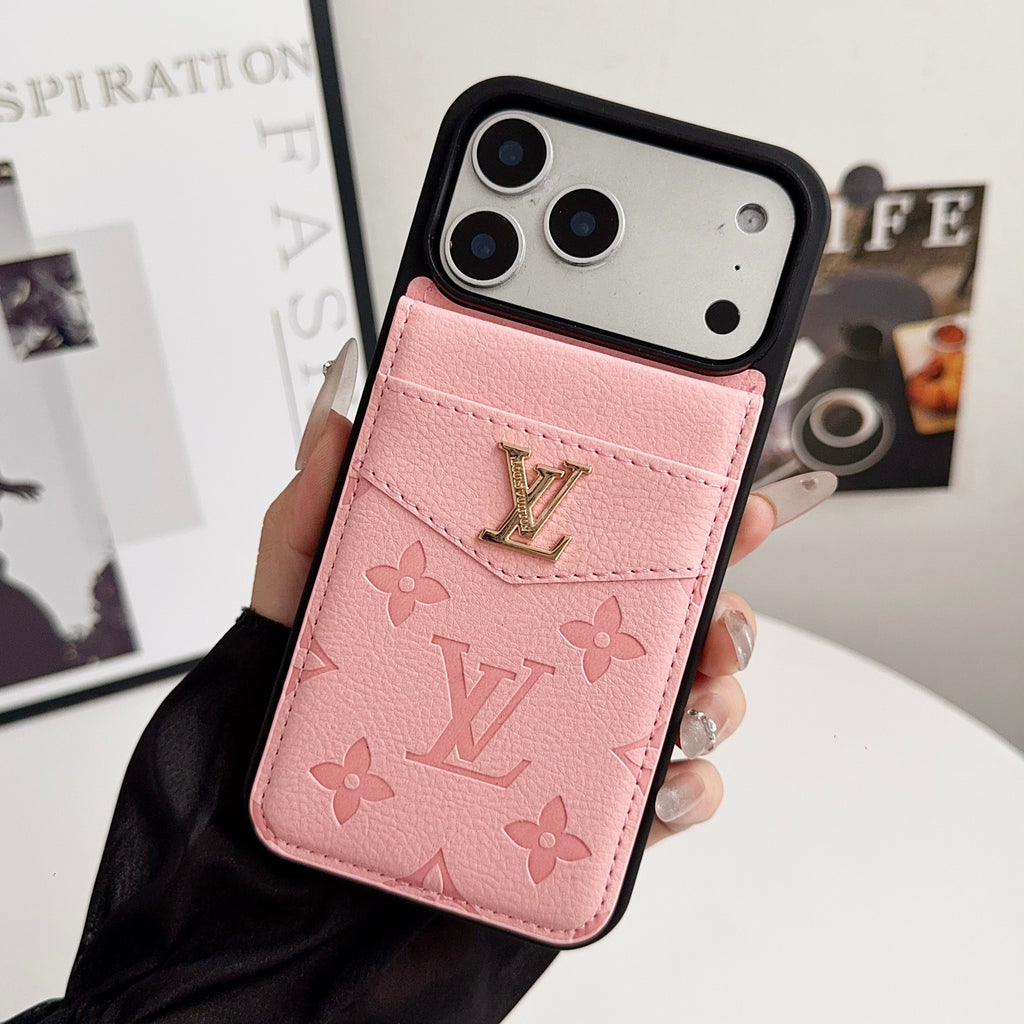 Folding Card Holder Louis V iPhone Case 12/13/14/15/16/17/Pro/Pro Max/ Plus/Air for 12-pro