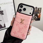 Folding Card Holder Louis V iPhone Case 12/13/14/15/16/17/Pro/Pro Max/ Plus/Air for 12-pro