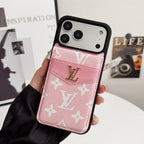 Folding Card Holder Louis V iPhone Case 12/13/14/15/16/17/Pro/Pro Max/ Plus/Air for 12-pro-max