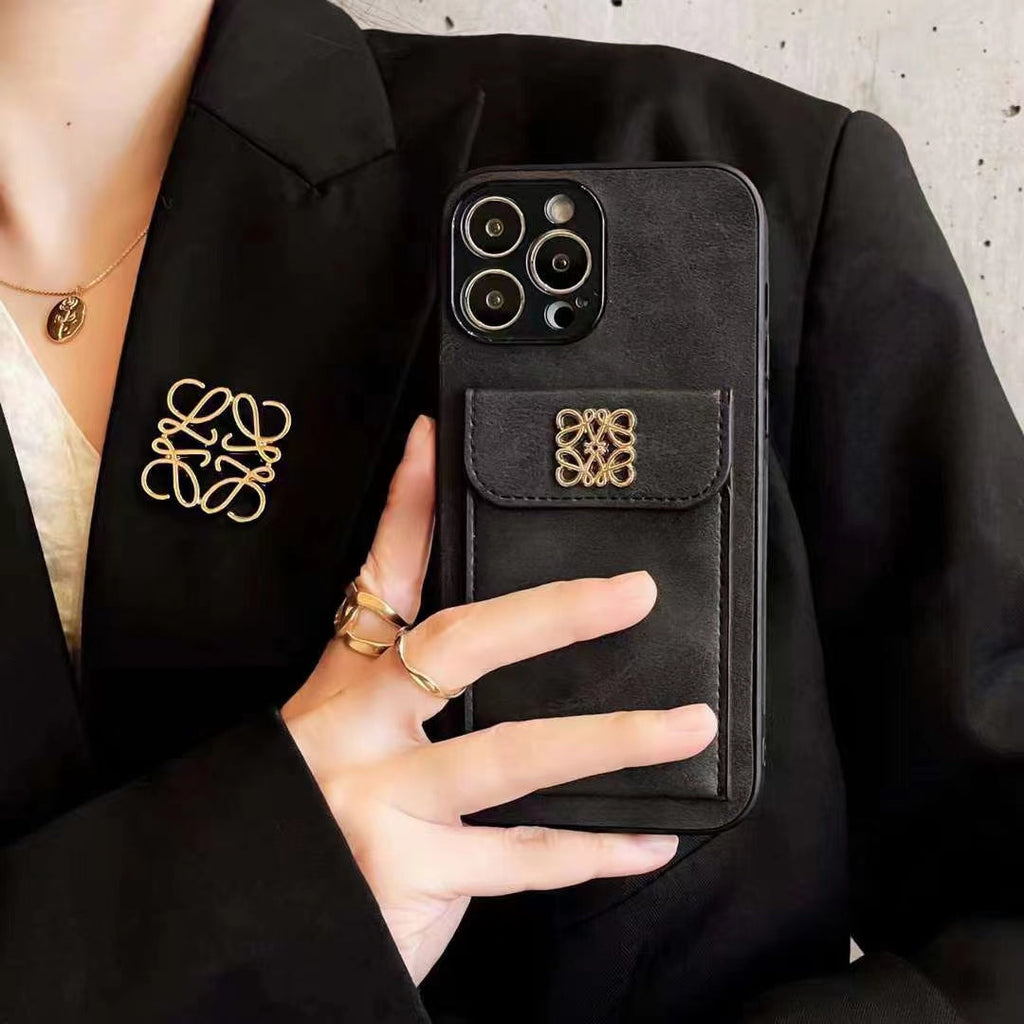 Loewe iPhone Case Card Holder Leather For I Pro Max for 12