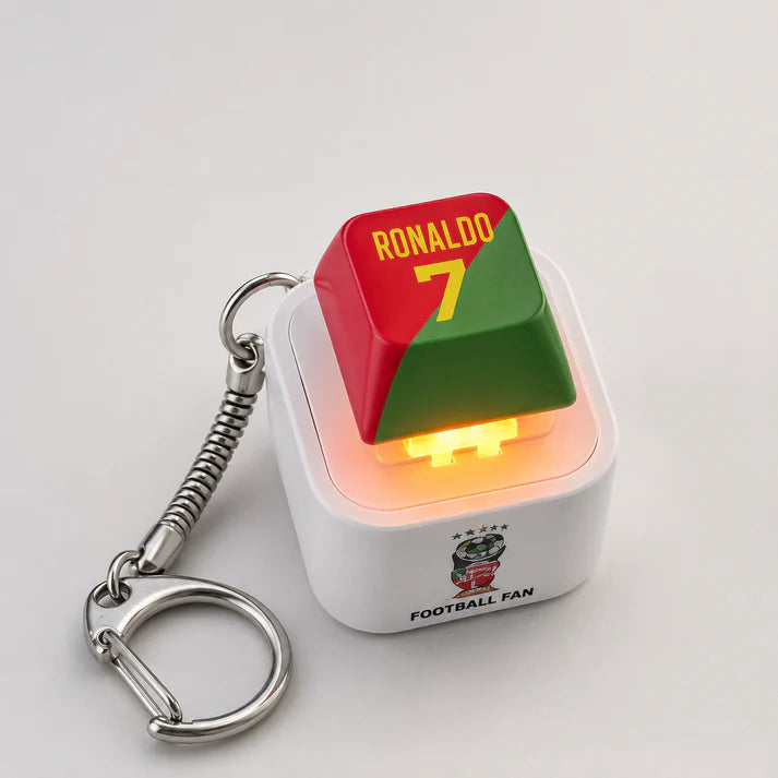 SIUU Soccer Celebration Sound & Light Keychain