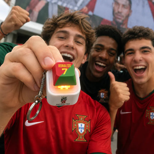 SIUU Soccer Celebration Sound & Light Keychain