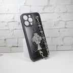Chrome Hearts iPhone Case For 11 12 13 14 15 Pro Max Plus Series Chain Charm for 11-pro-max