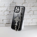 Chrome Hearts iPhone Case For 11 12 13 14 15 Pro Max Plus Series Chain Charm for 11-pro